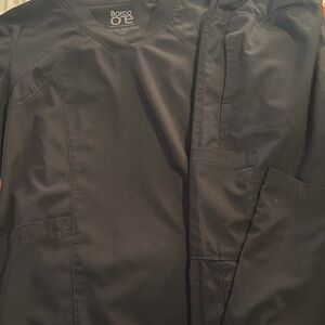 Barco Uniforms Men's Sleek Black Shirt Jacket